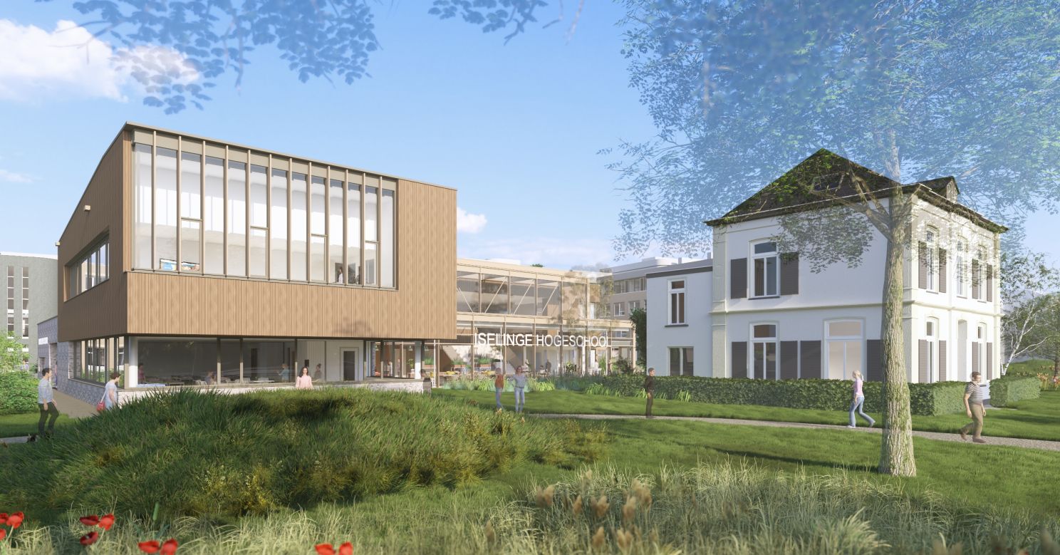 Tekening van de nieuwe situatie