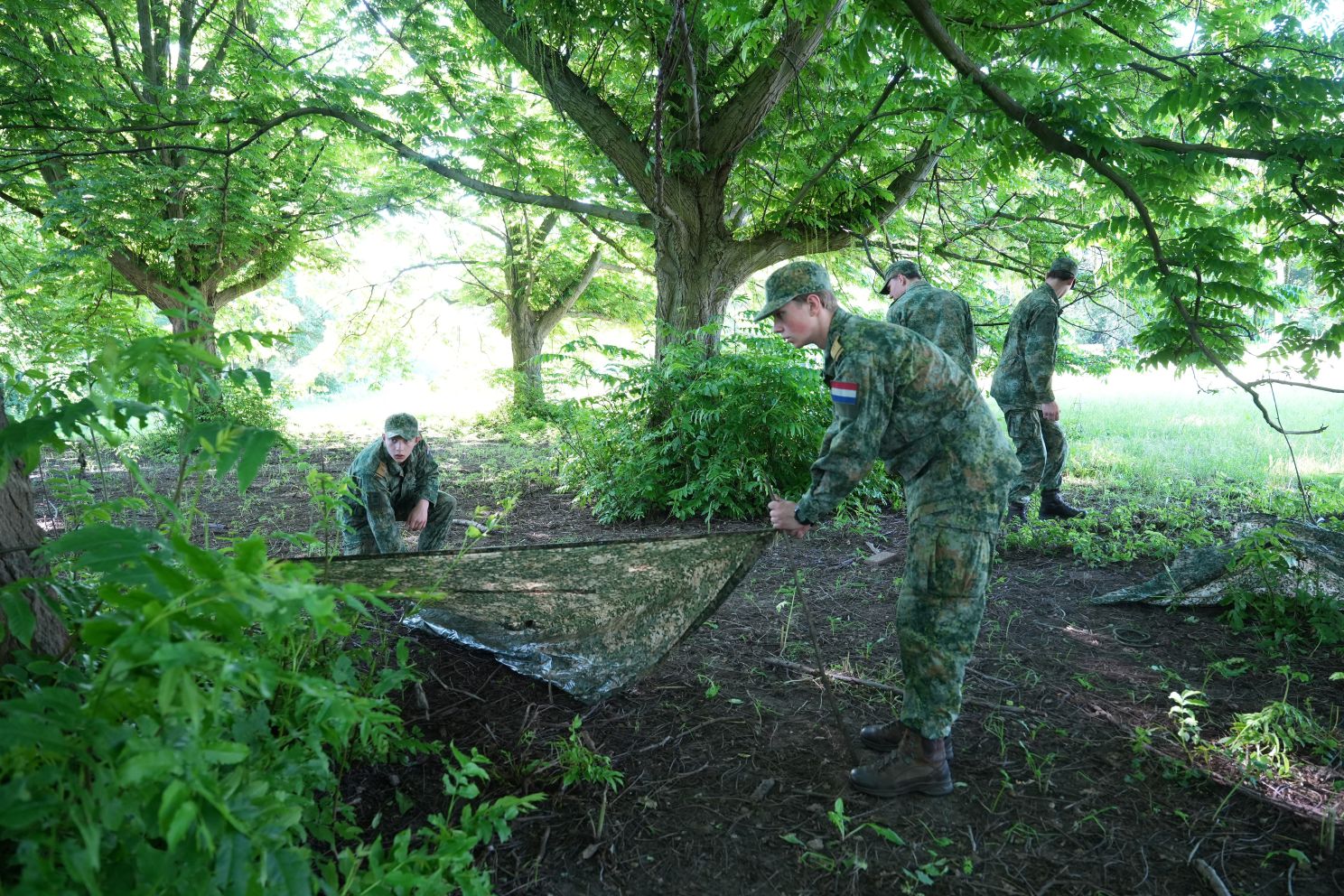 Student Aankomend militair grondoptreden