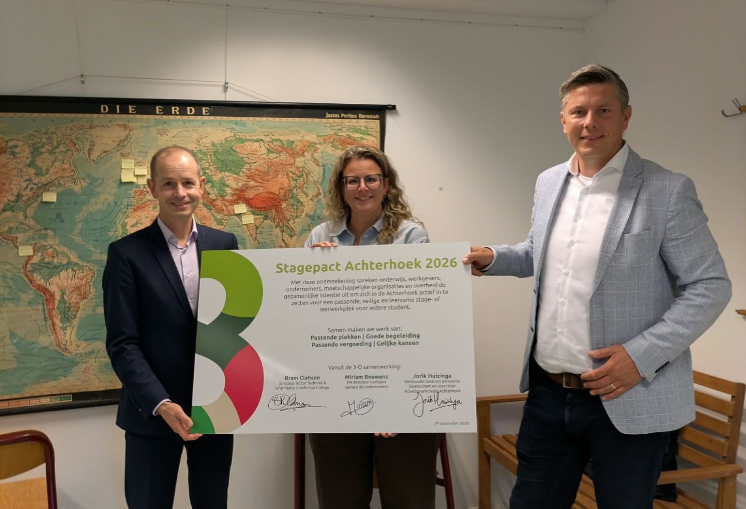 Ondertekening Stagepact Achterhoek 2026